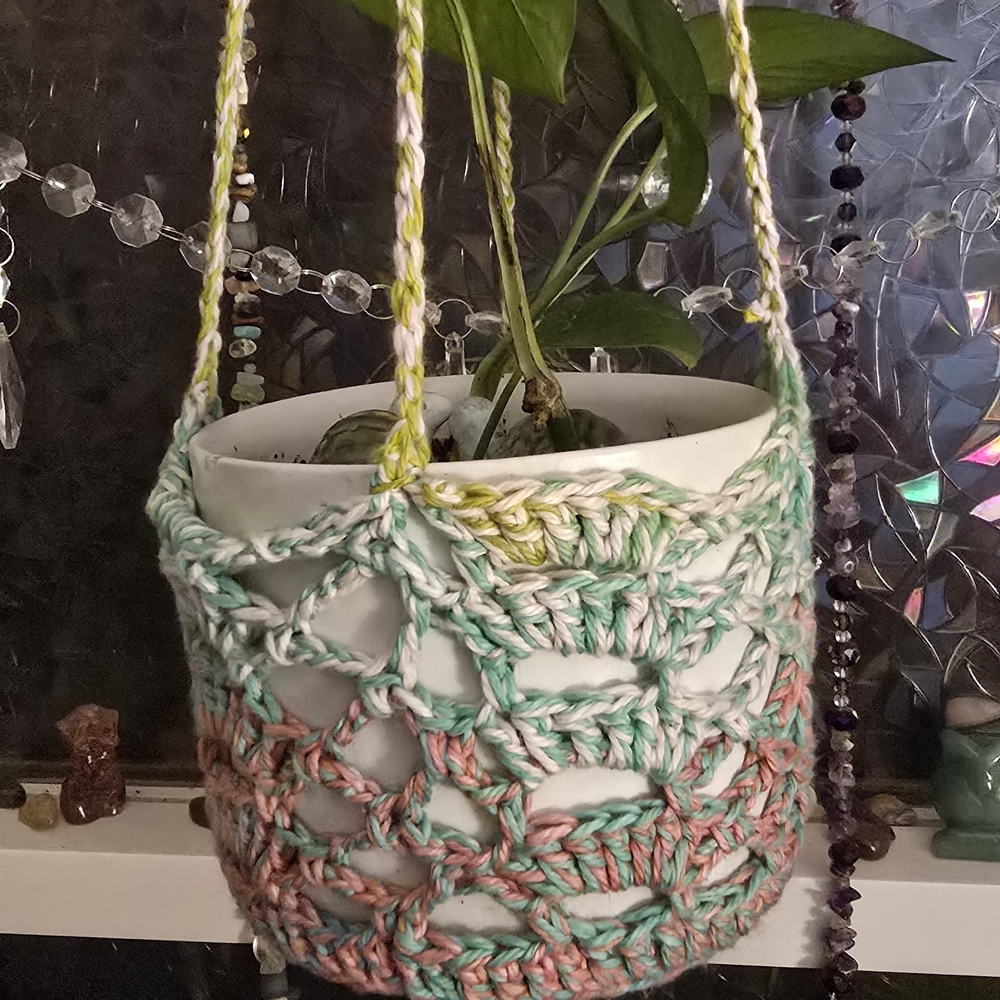 Multicolor Crochet Women Bag